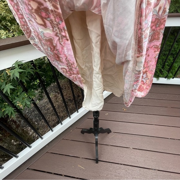 FREE People Velvet All The Time mini dress pink print size Small - Picture 6 of 14